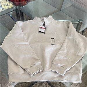Nike Cream Quarter-Zip Pullover